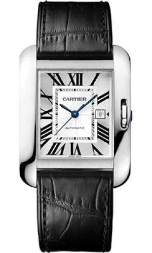 Cartier - Tank Anglaise White Gold - Alligator Strap