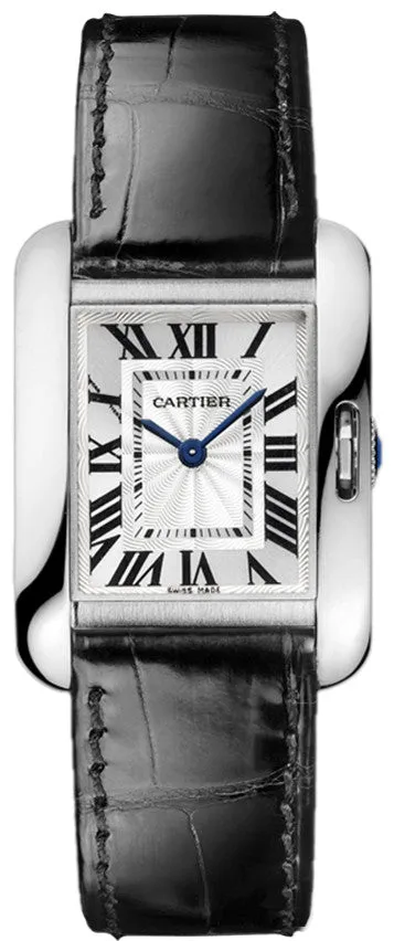 Cartier - Tank Anglaise White Gold - Alligator Strap