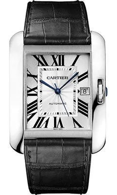 Cartier - Tank Anglaise White Gold - Alligator Strap