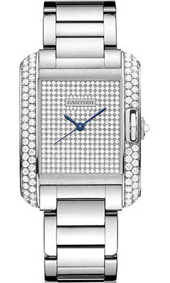Cartier - Tank Anglaise White Gold With Diamonds