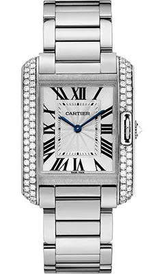 Cartier - Tank Anglaise White Gold With Diamonds