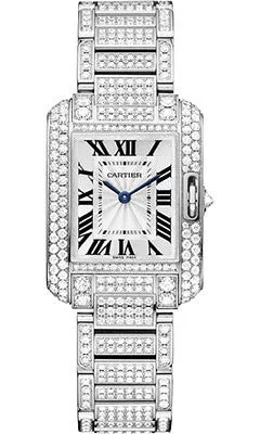 Cartier - Tank Anglaise White Gold With Diamonds