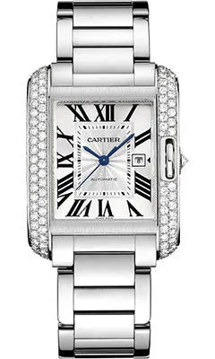 Cartier - Tank Anglaise White Gold With Diamonds