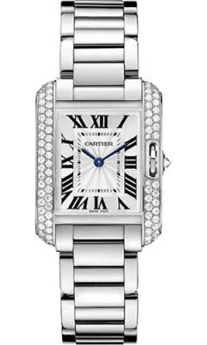 Cartier - Tank Anglaise White Gold With Diamonds