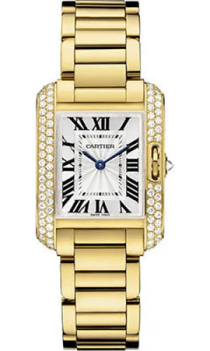 Cartier - Tank Anglaise Yellow Gold With Diamonds