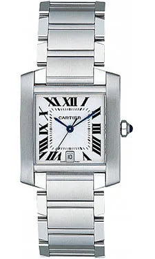 Cartier - Tank Francaise Large - Stainless Steel