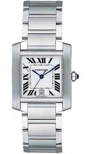 Cartier - Tank Francaise Large - Stainless Steel