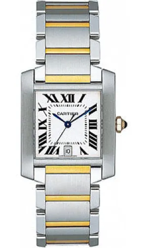Cartier - Tank Francaise Large - Steel and Yellow Gold