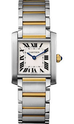 Cartier - Tank Francaise Medium - Steel and Yellow Gold