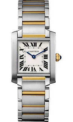 Cartier - Tank Francaise Medium - Steel and Yellow Gold