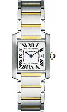 Cartier - Tank Francaise Medium - Steel and Yellow Gold
