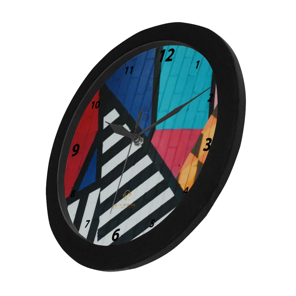 Cash Vision Graffiti Wall Clock