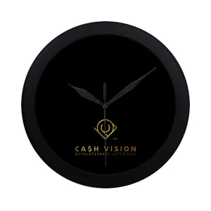 Cash Vision Wall Clock - Black