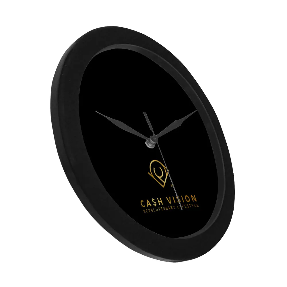 Cash Vision Wall Clock - Black