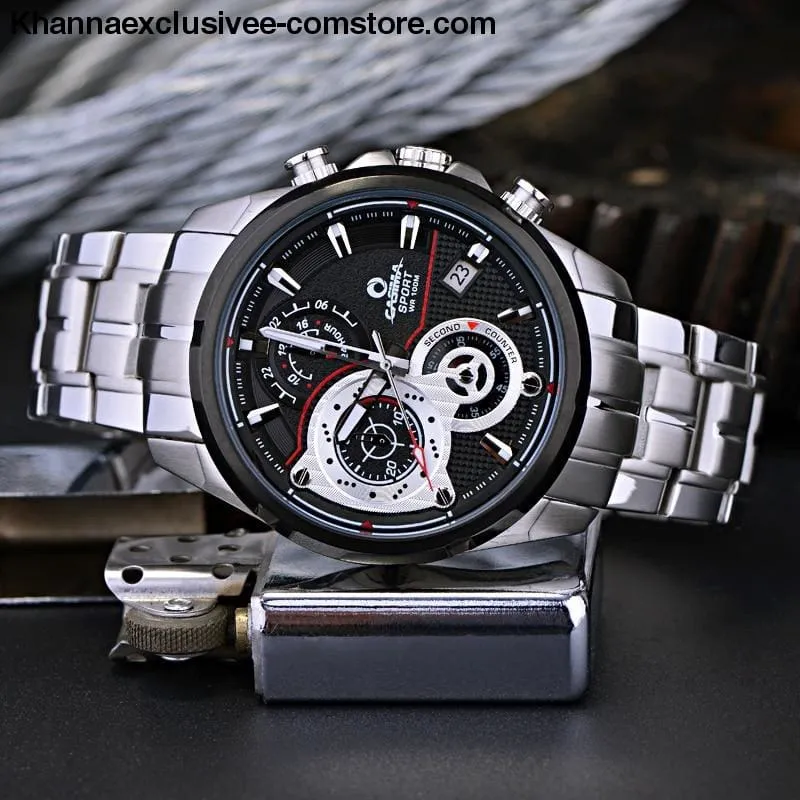 CASIMA Men's Watch Top Brand Luxury Sport Watch Waterproof Luminous Chronograph Quartz Wrist Watch