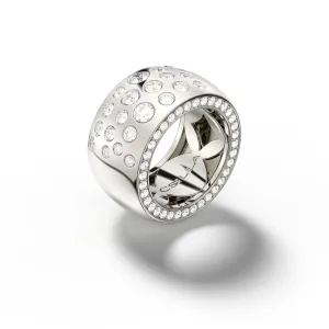 Casino Royale Spy - Yellow Gold Diamond Ring Large