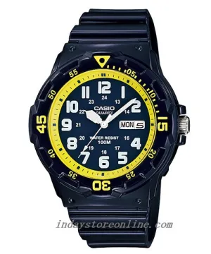 Casio Analog Men's Watch MRW-200HC-2B Resin Glass Black Resin Strap Watch
