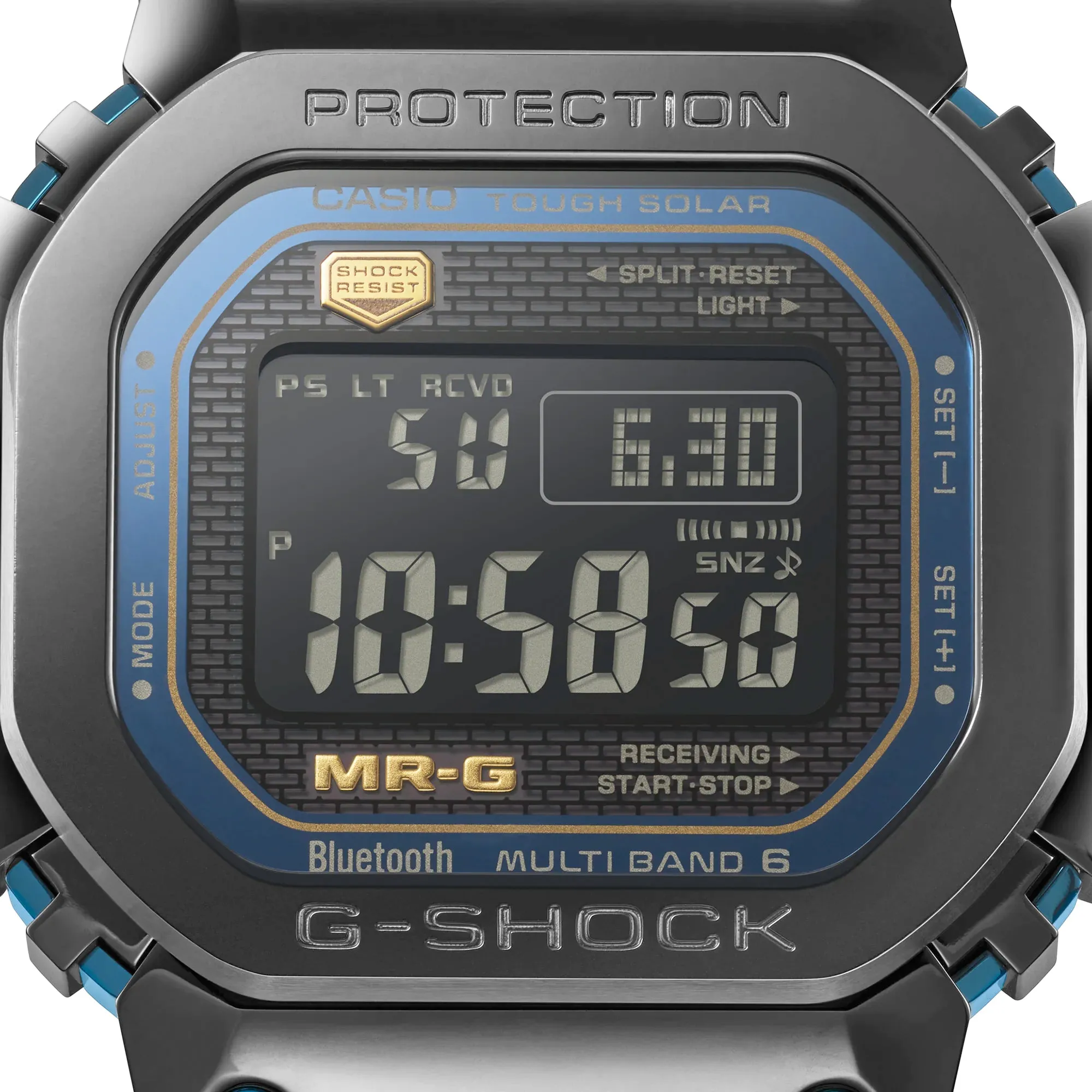 Casio G-SHOCK MRG "Ao Zumi" Blue Black Titanium Square MRGB5000-BA1 Watch Limited Edition