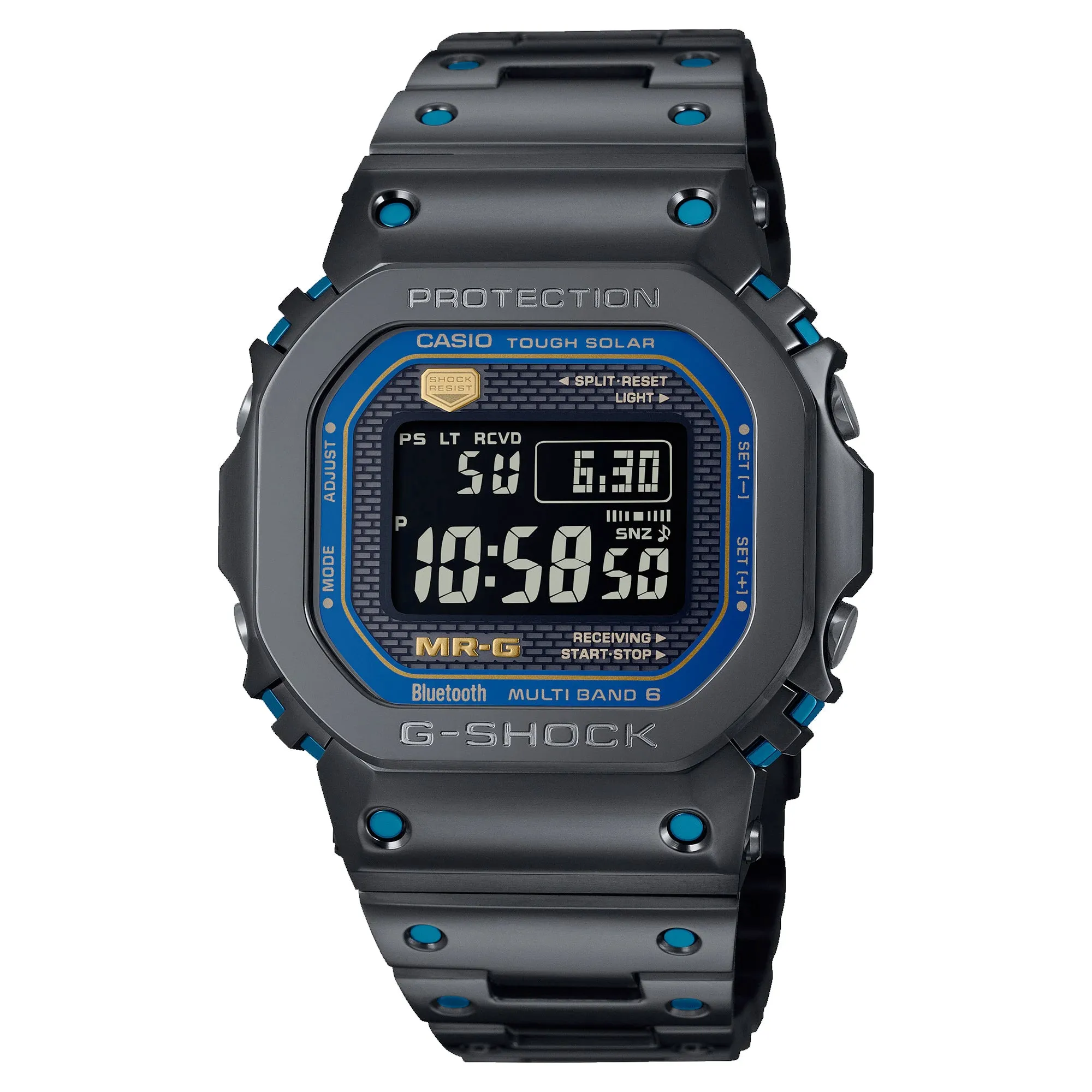 Casio G-SHOCK MRG "Ao Zumi" Blue Black Titanium Square MRGB5000-BA1 Watch Limited Edition
