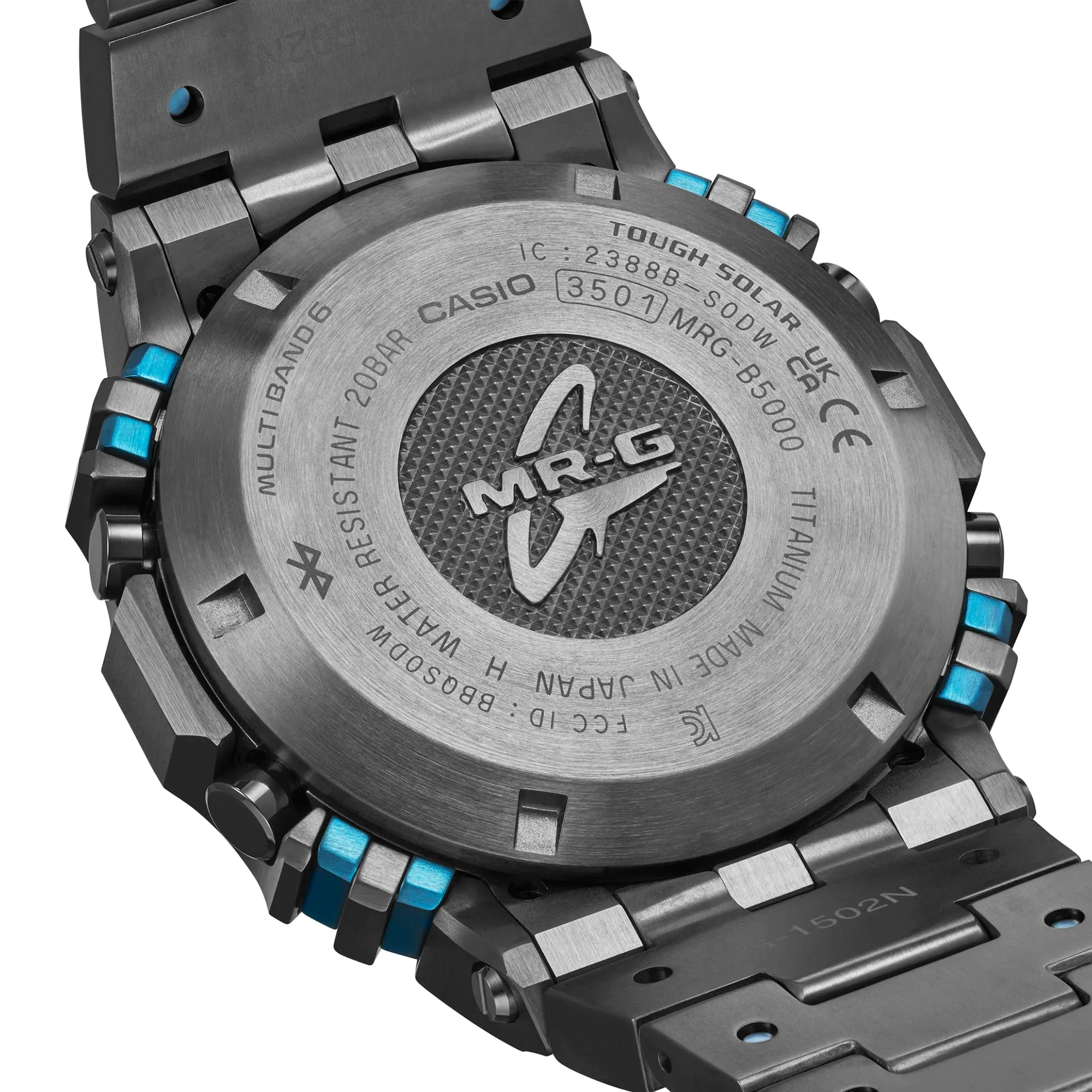 Casio G-SHOCK MRG "Ao Zumi" Blue Black Titanium Square MRGB5000-BA1 Watch Limited Edition