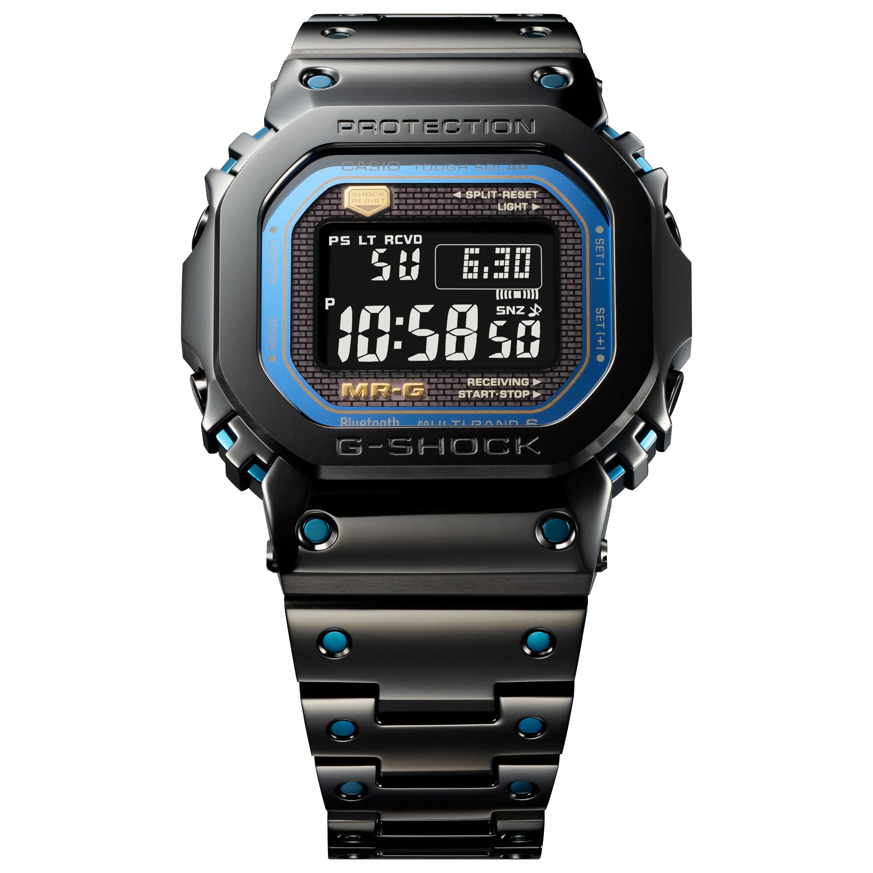 Casio G-SHOCK MRG "Ao Zumi" Blue Black Titanium Square MRGB5000-BA1 Watch Limited Edition