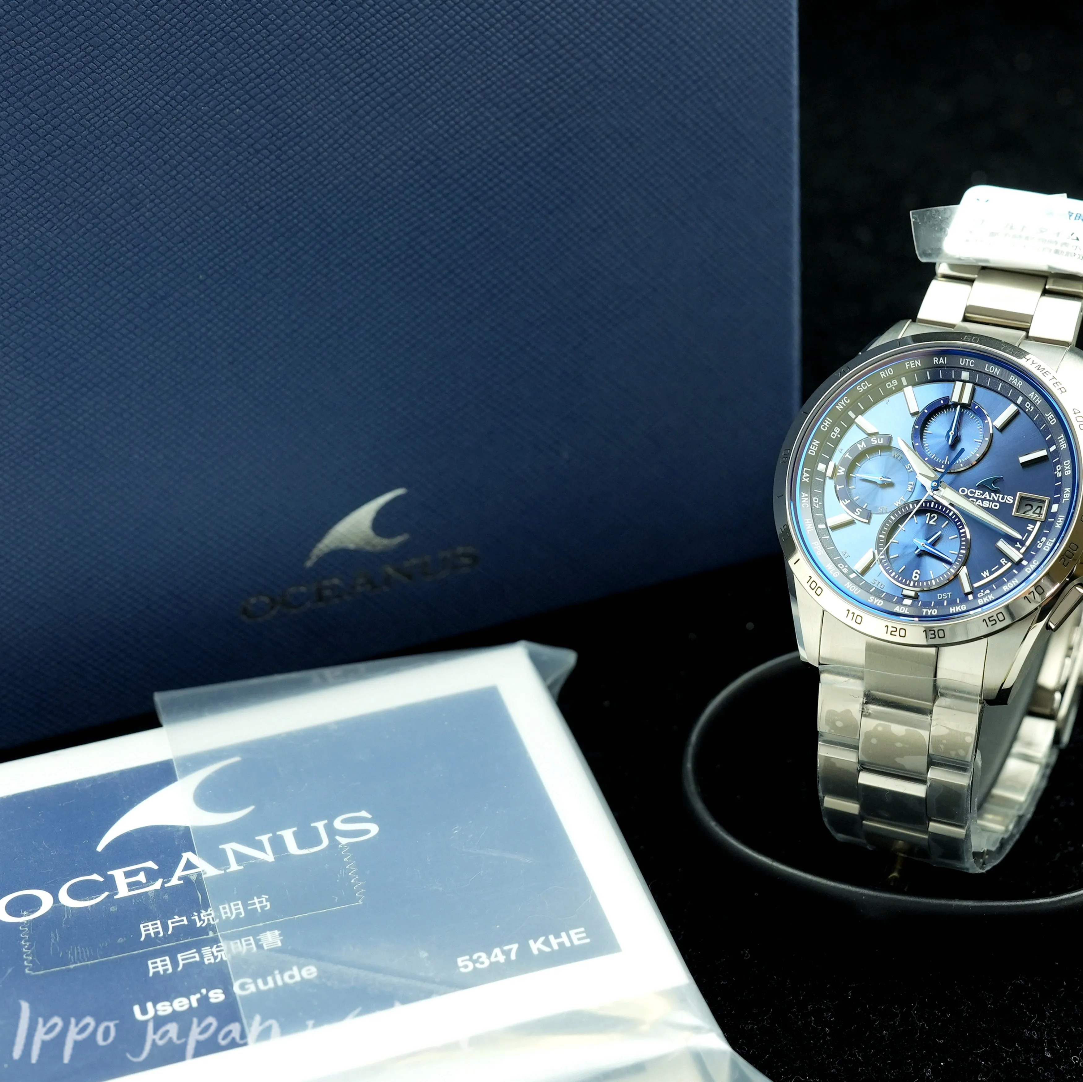 Casio Oceanus titanium solar radio world time men's watch  OCW-T2600-2A3JF 2024.2 Release