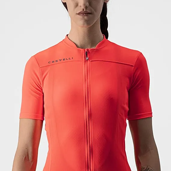 Castelli Anima 3 Jersey Women's -Brilliant Pink/Dark steel Blue