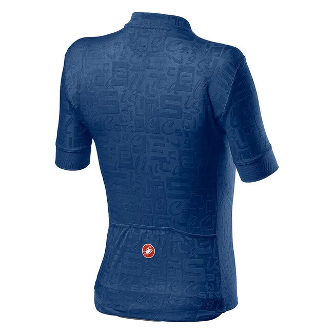 Castelli Promessa Jacquard Womens Jersey - Agate Blue