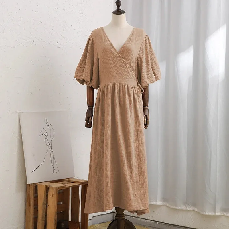 Casual 100% Cotton Women's Dress
