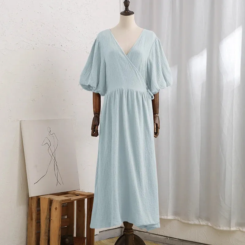 Casual 100% Cotton Women's Dress