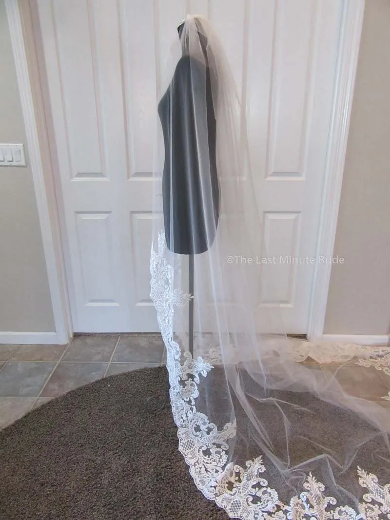 Cathedral Length Veil Style: Bold and Beautiful