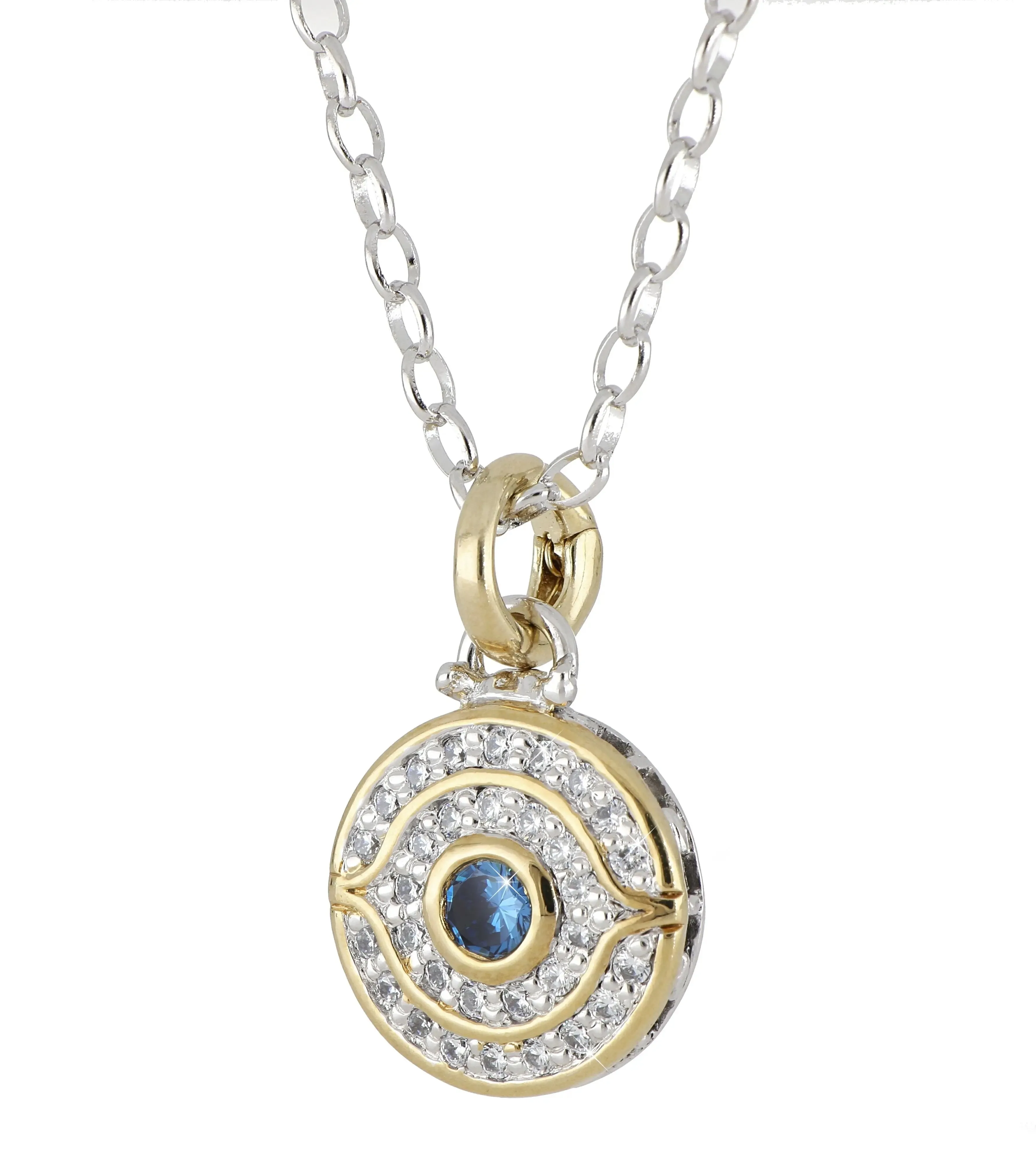 Celebration Petite Pavé - Evil Eye Necklace