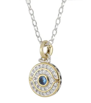 Celebration Petite Pavé - Evil Eye Necklace