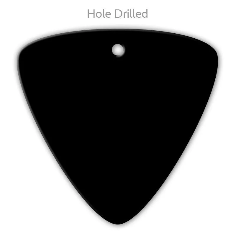 Celluloid Large Triangle Shape Metallic Ink Picks - Double Sided