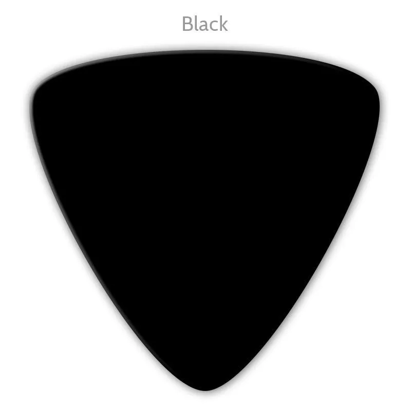 Celluloid Large Triangle Shape Metallic Ink Picks - Double Sided