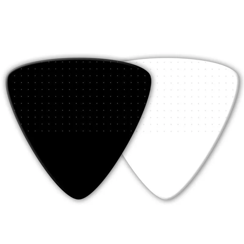 Celluloid Large Triangle Shape TRU GRIP Picks - Single Sided