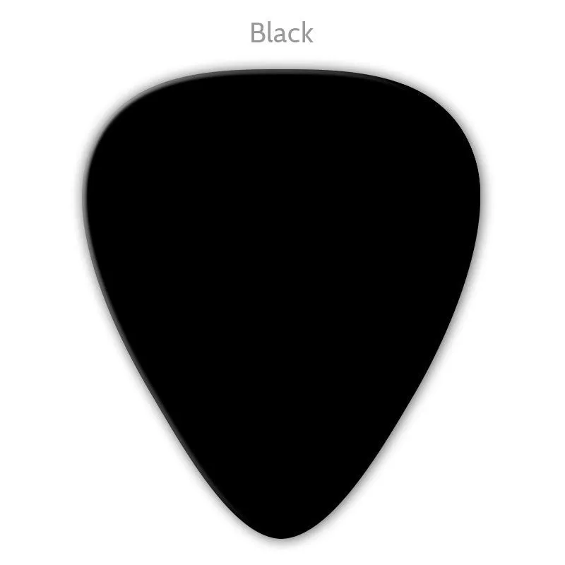 Celluloid Standard Shape Metallic Ink Picks - Double Sided