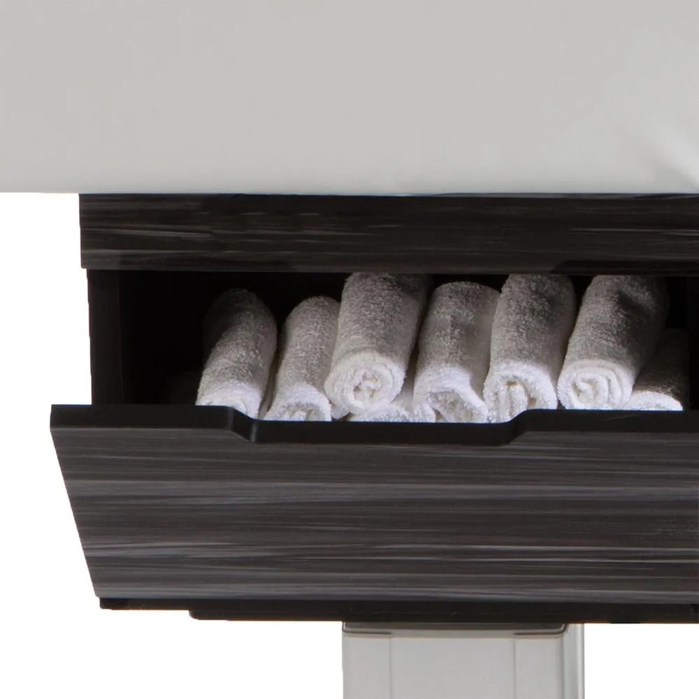 Century City Dual-Pedestal Spa Treatment Table with Digital Warming Drawer by Living Earth Crafts