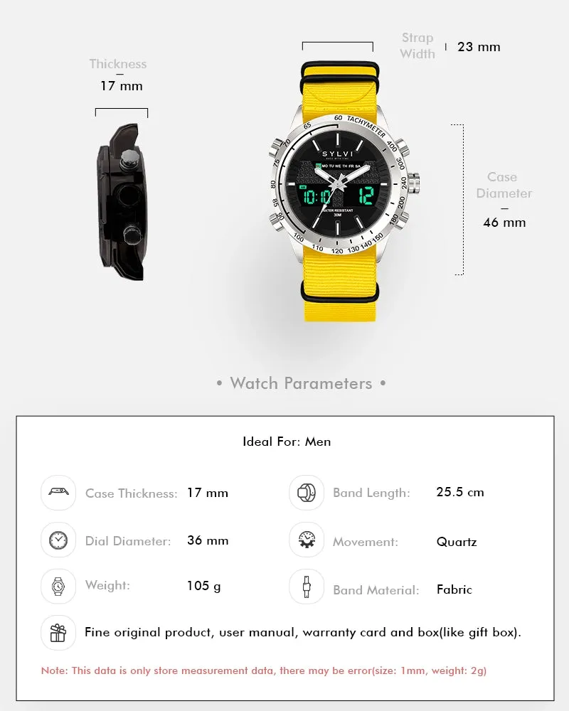 Certified Imperfect Hawk Silver Yellow Nylon