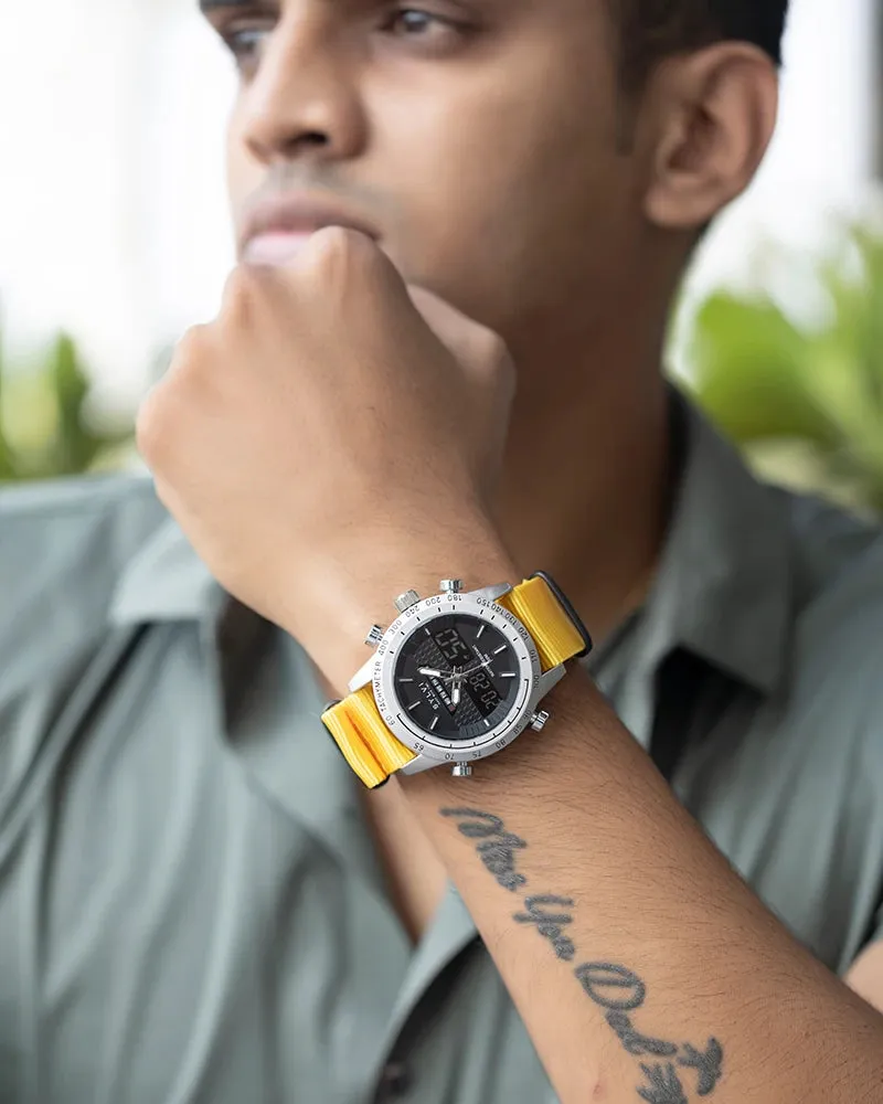 Certified Imperfect Hawk Silver Yellow Nylon
