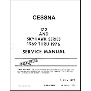 Cessna 172 & Skyhawk Series 1969-76 Maintenance Manual