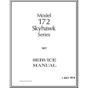 Cessna 172 & Skyhawk Series 1977 Maintenance Manual