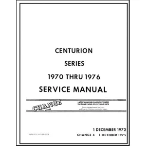 Cessna 210, T210 Centurion 1970-76 Maintenance Manual