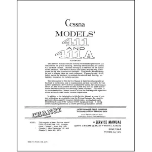 Cessna 411, 411A 1965-68 Maintenance Manual