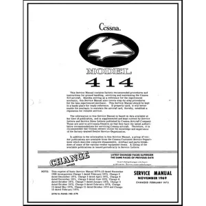 Cessna 414 Maintenance Manual