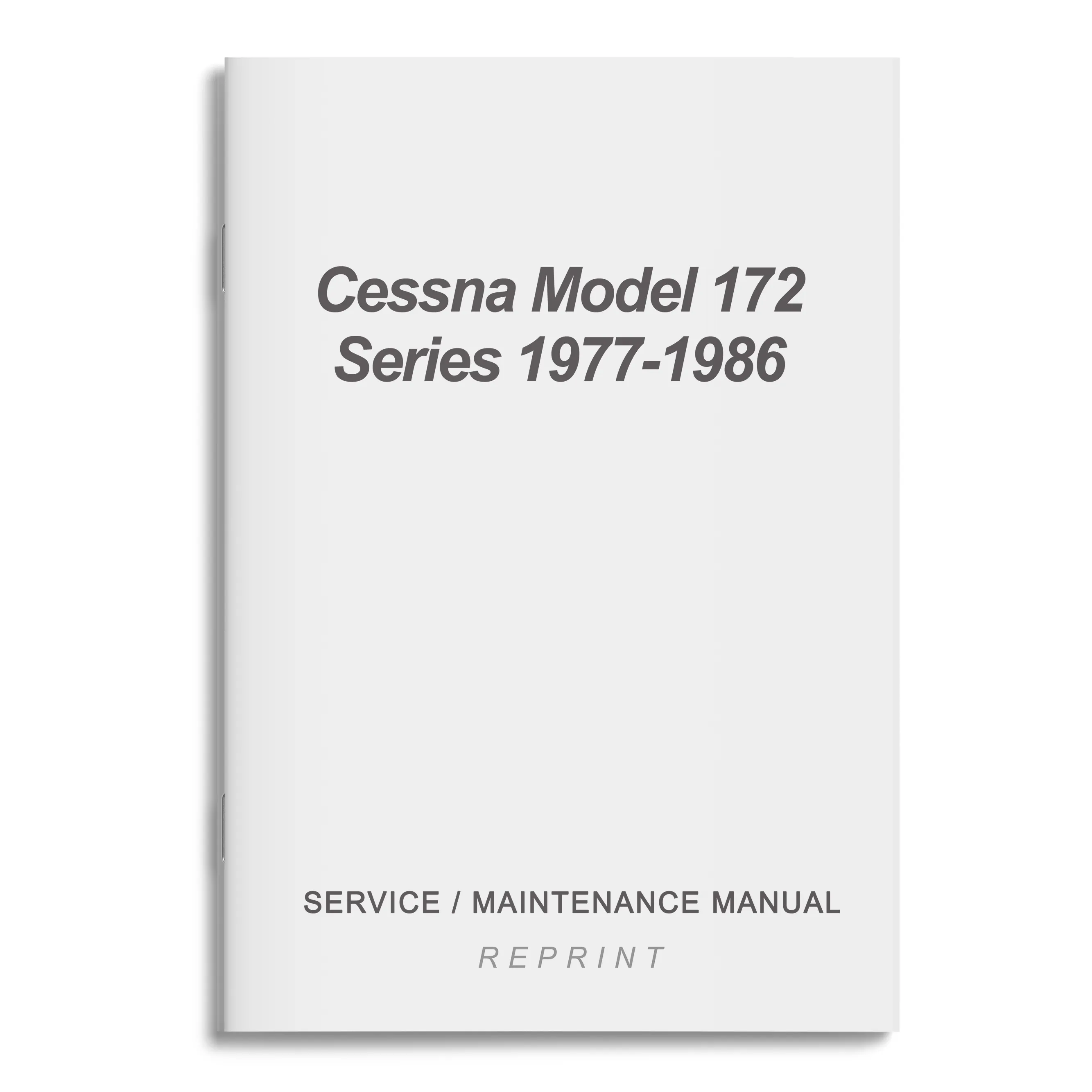 Cessna Model 172 Series 1977-1986 Service/Maintenance Manual