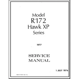 Cessna R172 Hawk XP Series 1977 Maintenance Manual (D2013-13)