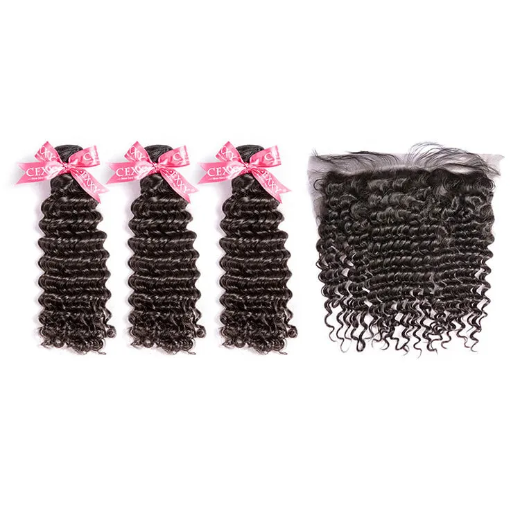CEXXY Luxury Series Virgin Hair Deep Wave Bundle Deal