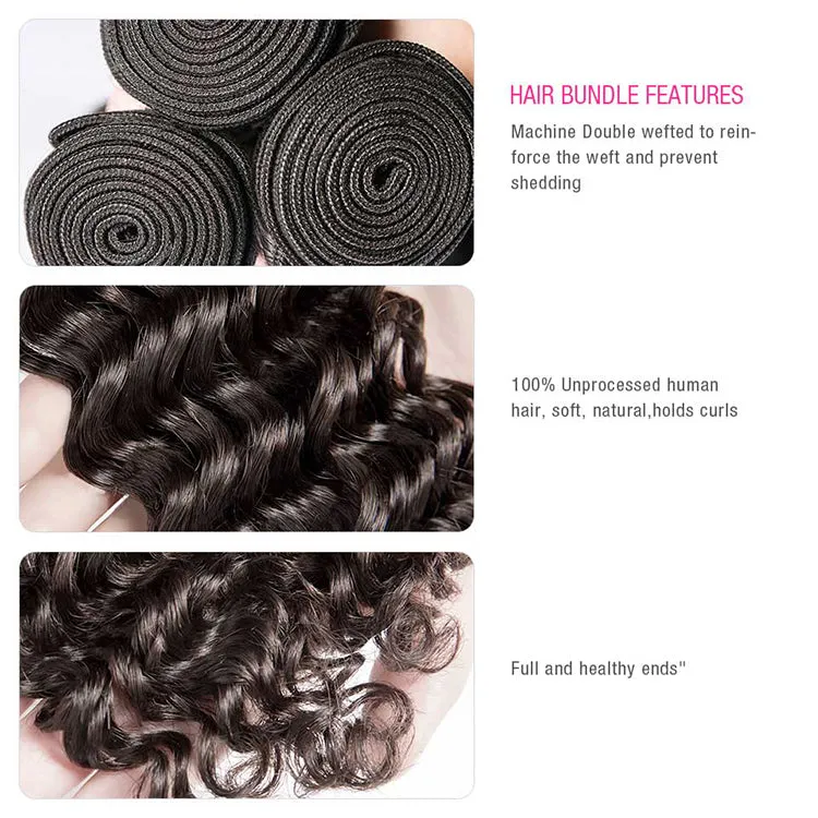 CEXXY Luxury Series Virgin Hair Deep Wave Bundle Deal