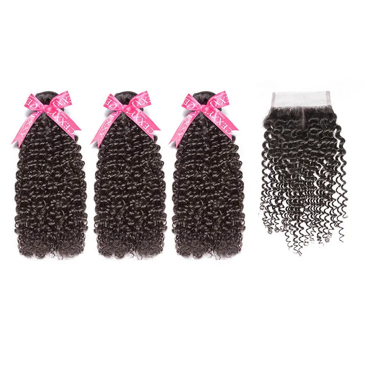 CEXXY Luxury Series Virgin Hair Kinky Curly Bundle Deal